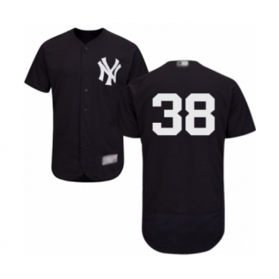 Men's New York Yankees #38 Cameron Maybin Navy Blue Alternate Flex Base Authentic Collection Baseball Jersey - Ujersey