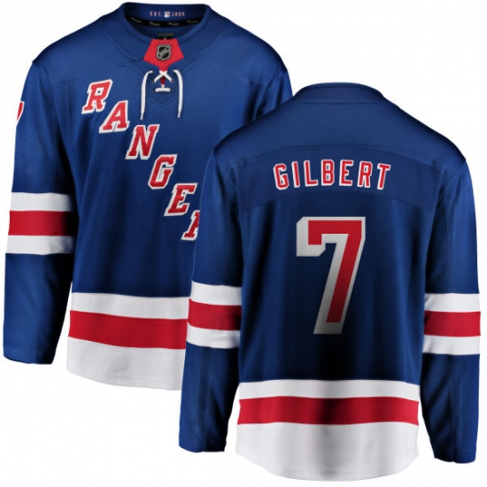 Youth New York Rangers #7 Rod Gilbert Fanatics Branded Royal Blue Home Breakaway NHL Jersey - Ujersey