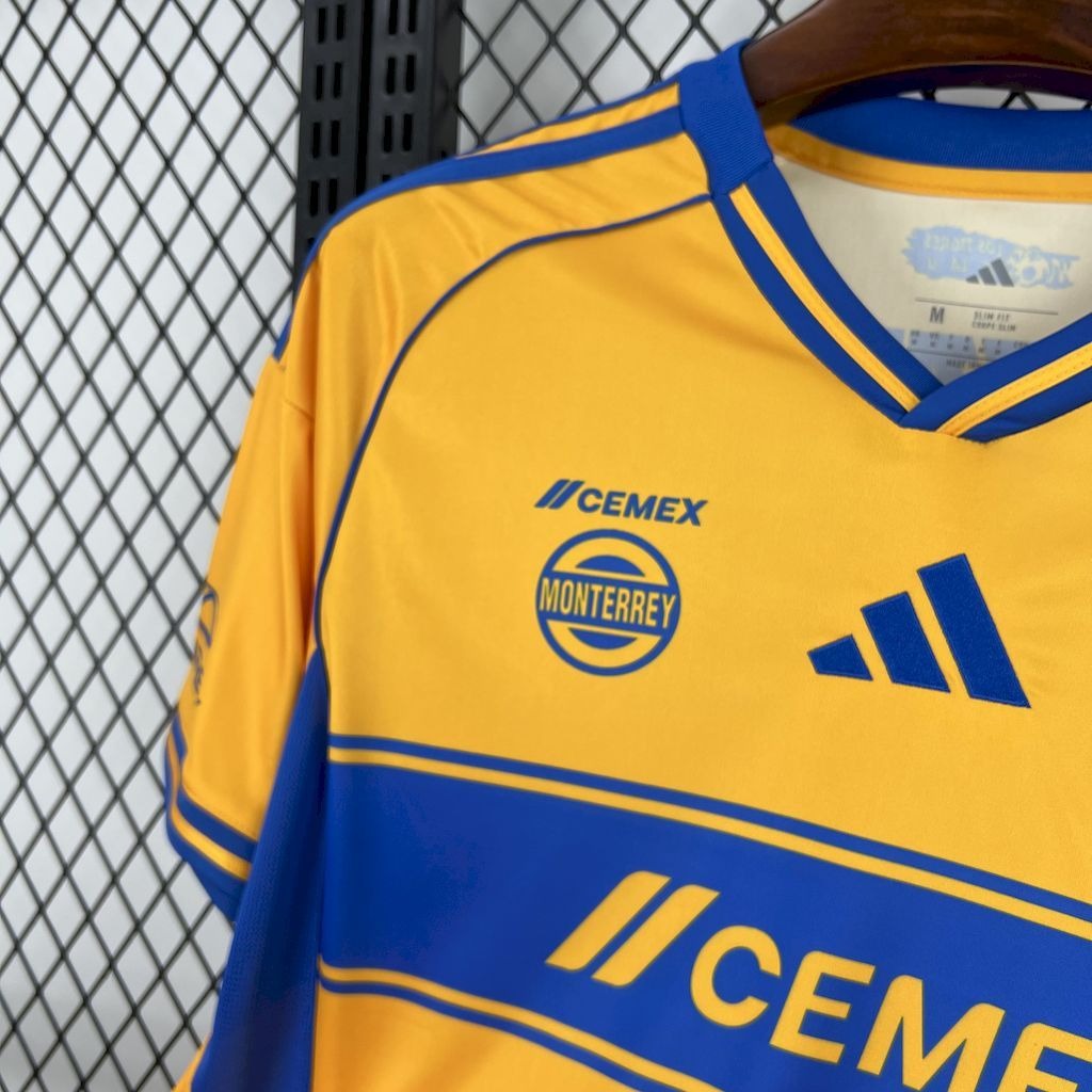 Tigres UANL Soccer Jersey Home Custom Shirt 2025/26 - U-jersey