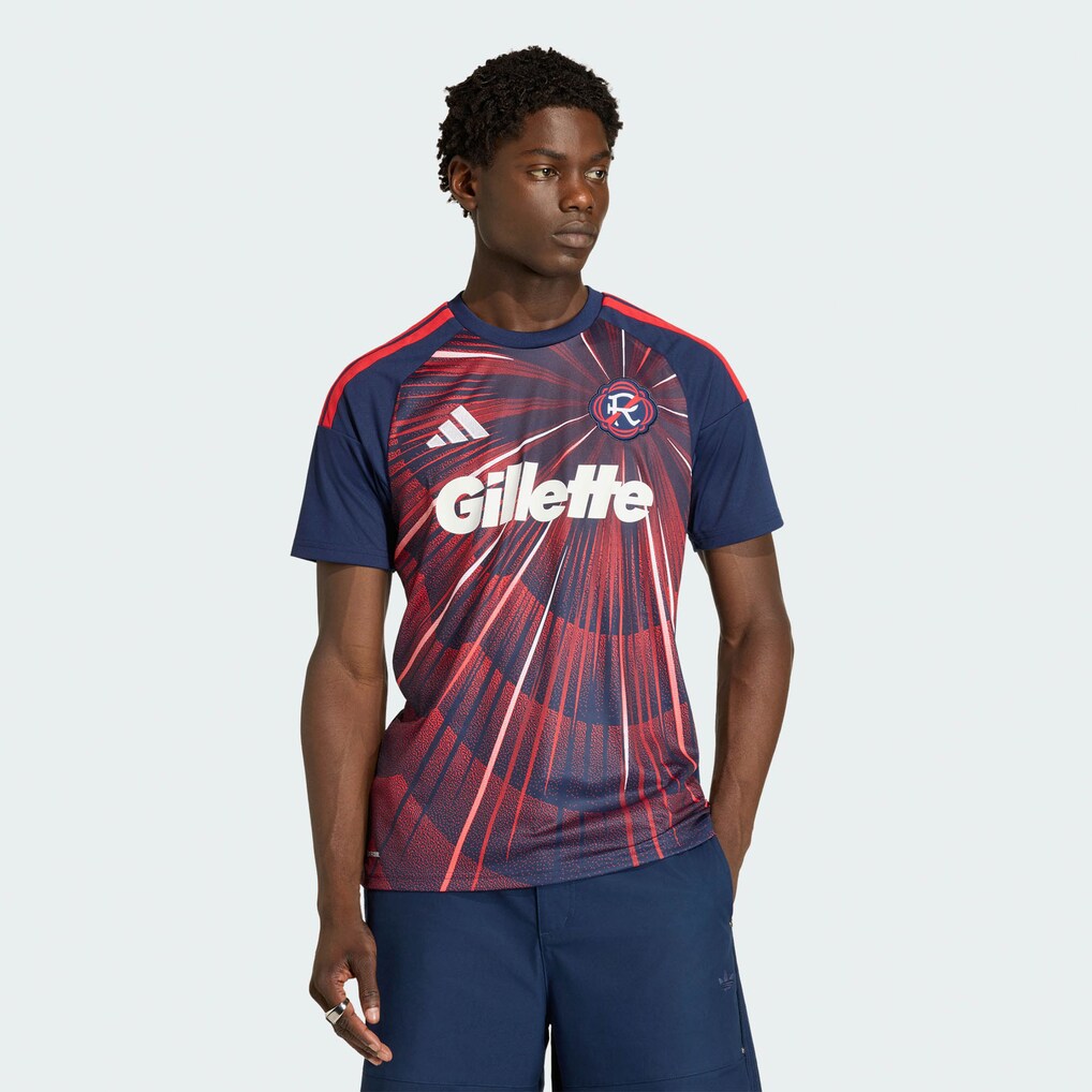 Men's New England Revolution adidas Blue 2026 Independence Day Replica Jersey - Ujersey