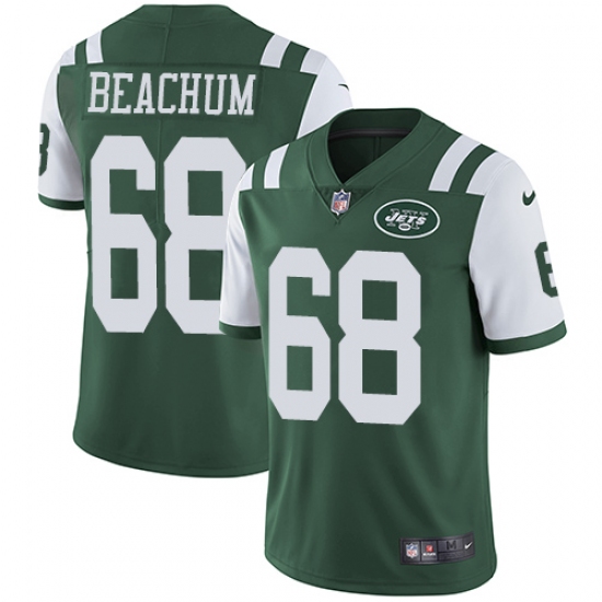 Youth Nike New York Jets #68 Kelvin Beachum Green Team Color Vapor Untouchable Limited Player NFL Jersey - Ujersey