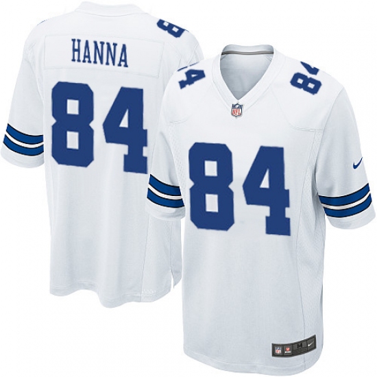 Men's Nike Dallas Cowboys #84 James Hanna Game White NFL Jersey - Ujersey