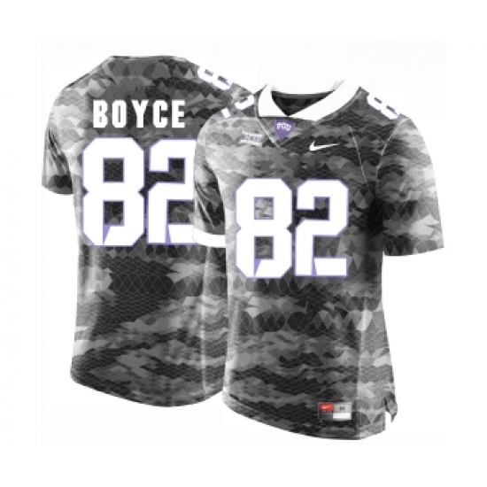 TCU Horned Frogs 82 Josh Boyce Gray College Football Limited Jersey - Ujersey