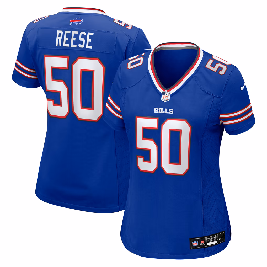 Women's Buffalo Bills Otis Reese Nike Royal Team Game Jersey - Ujersey