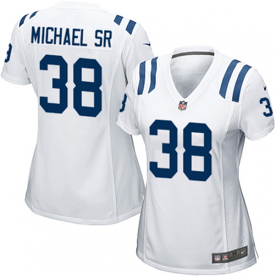 Women's Nike Indianapolis Colts #38 Christine Michael Sr Game White NFL Jersey - Ujersey