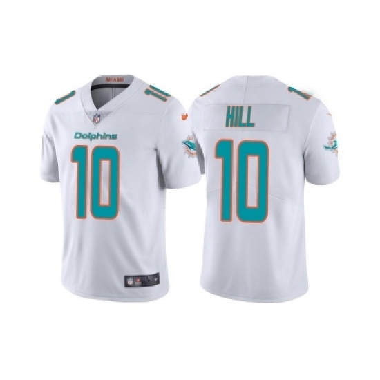 Men’s Miami Dolphins #10 Tyreek Hill White Vapor Untouchable Limited Stitched Football Jersey - Ujersey