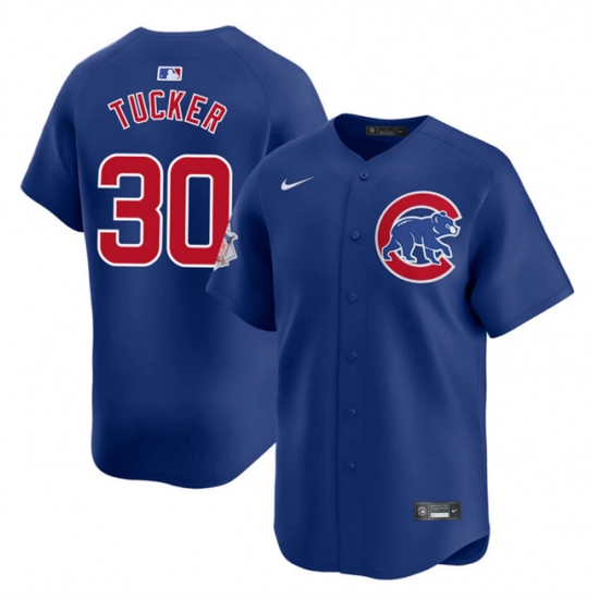 Men's Chicago Cubs #30 Kyle Tucker Royal 2025 Limited Stitched Baseball Jersey - Ujersey