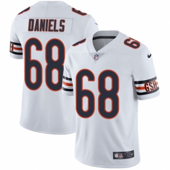 Youth Nike Chicago Bears #68 James Daniels White Vapor Untouchable Limited Player NFL Jersey - Ujersey