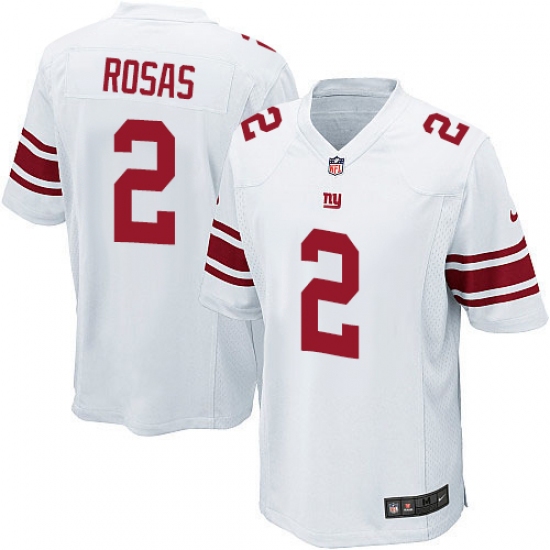 Men's Nike New York Giants #2 Aldrick Rosas Game White NFL Jersey - Ujersey