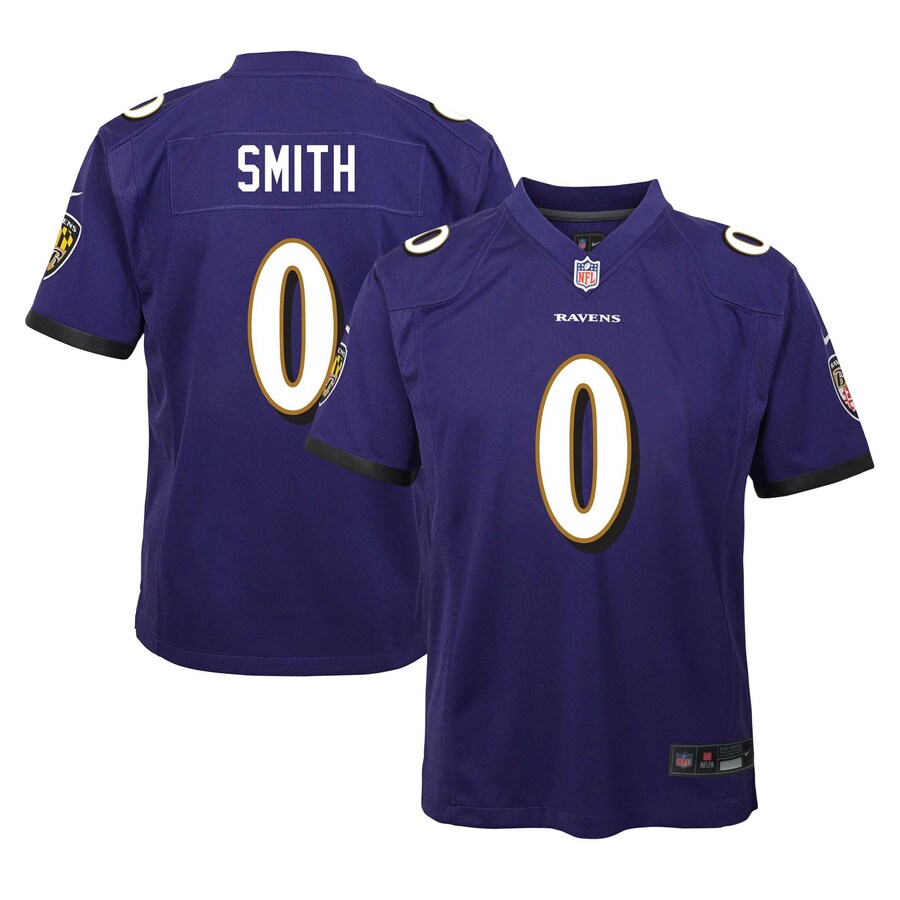 Youth Baltimore Ravens Roquan Smith Nike Purple Game Jersey - Ujersey NHL