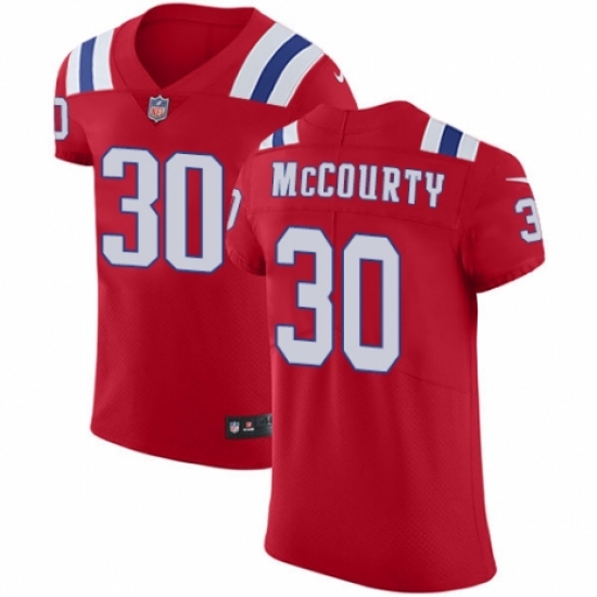 Men's Nike New England Patriots #30 Jason McCourty Red Alternate Vapor Untouchable Elite Player NFL Jersey - Ujersey