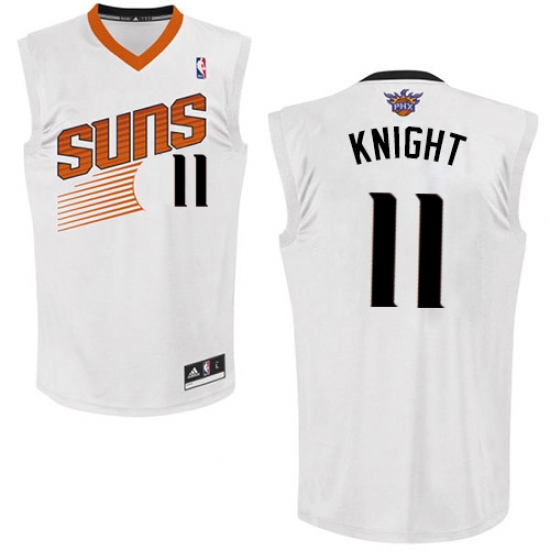 Men's Adidas Phoenix Suns #11 Brandon Knight Swingman White Home NBA Jersey - Ujersey