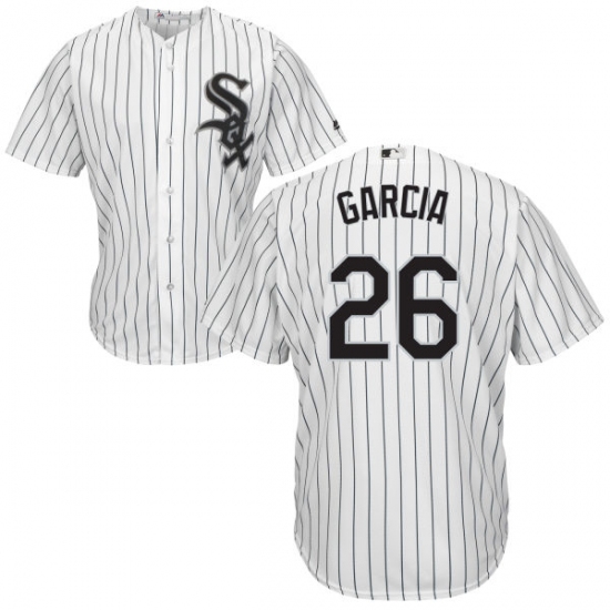 Youth Majestic Chicago White Sox #26 Avisail Garcia Authentic White Home Cool Base MLB Jersey - Ujersey