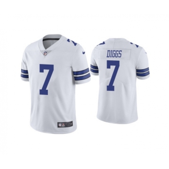 Youth Dallas Cowboys #7 Trevon Diggs White Vapor Untouchable Limited Stitched Jersey - Ujersey