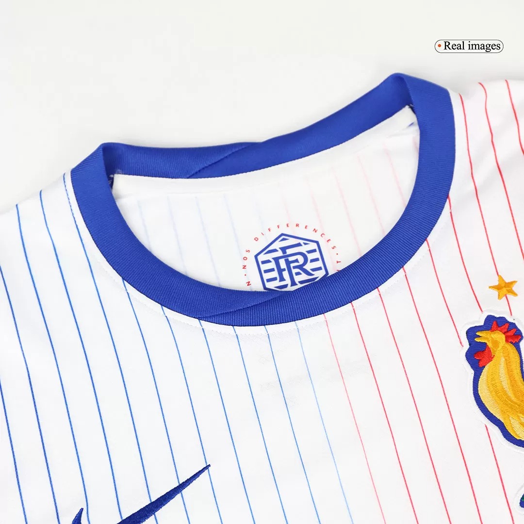 France Soccer Jersey Away Custom Shirt EURO 2024 - Ujersey