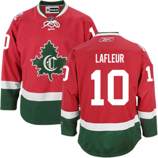 Youth Reebok Montreal Canadiens #10 Guy Lafleur Authentic Red New CD NHL Jersey - Ujersey