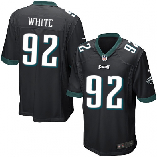 Men's Nike Philadelphia Eagles #92 Reggie White Game Black Alternate NFL Jersey - Ujersey