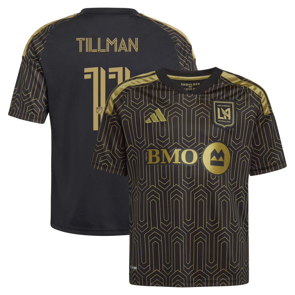 Youth LAFC Timothy Tillman adidas Black 2026 Primary Kit Replica Jersey - Ujersey