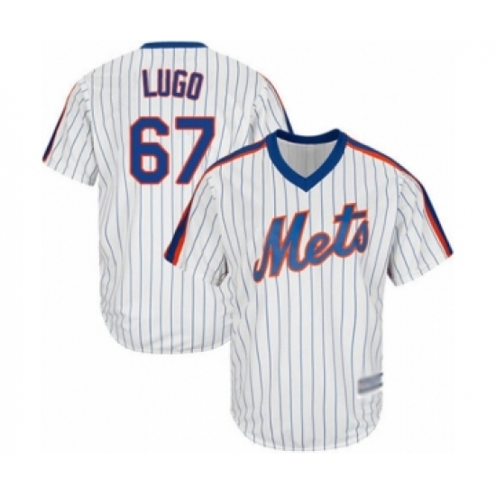 Youth New York Mets #67 Seth Lugo Authentic White Alternate Cool Base Baseball Player Jersey - Ujersey