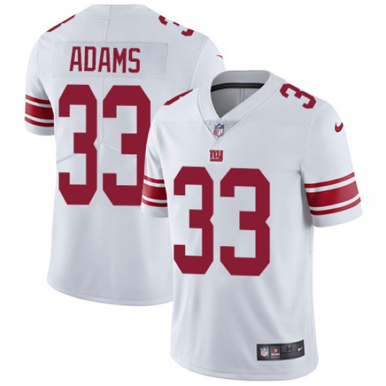 Youth Nike New York Giants #33 Andrew Adams White Vapor Untouchable Limited Player NFL Jersey - Ujersey