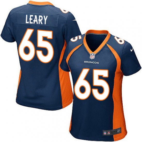 Women's Nike Denver Broncos #65 Ronald Leary Game Navy Blue Alternate NFL Jersey - Ujersey