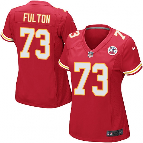 Women's Nike Kansas City Chiefs #73 Zach Fulton Game Red Team Color NFL Jersey - Ujersey