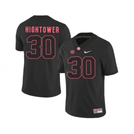 Alabama Crimson Tide 30 Dont'a Hightower Black College Football Jersey - Ujersey
