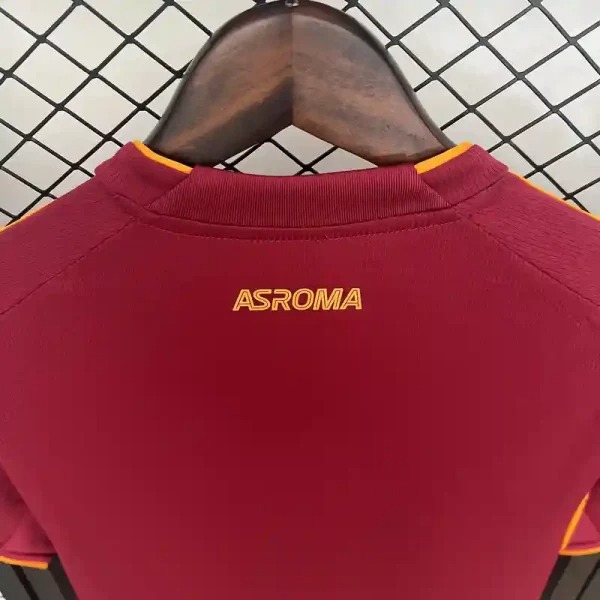 Roma Soccer Jersey Home Custom Shirt 2025/26 - ujerseystore