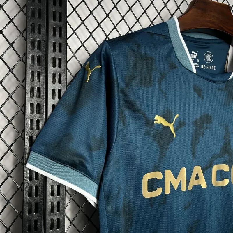 Marseille Soccer Jersey Away Custom Shirt 2024/25 - ujerseystore