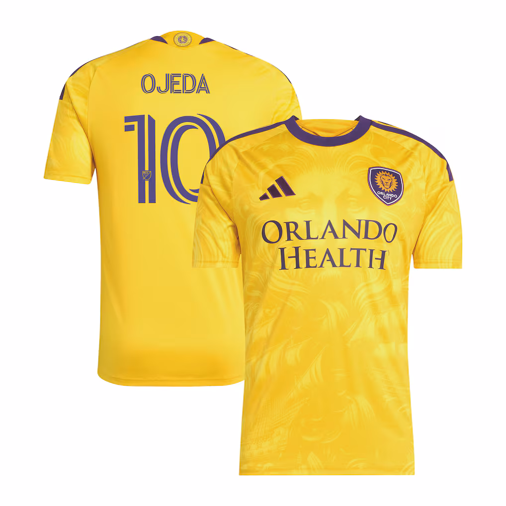 Men's Orlando City SC Martín Ojeda adidas Yellow 2026 Sunken Treasure Kit Replica Jersey