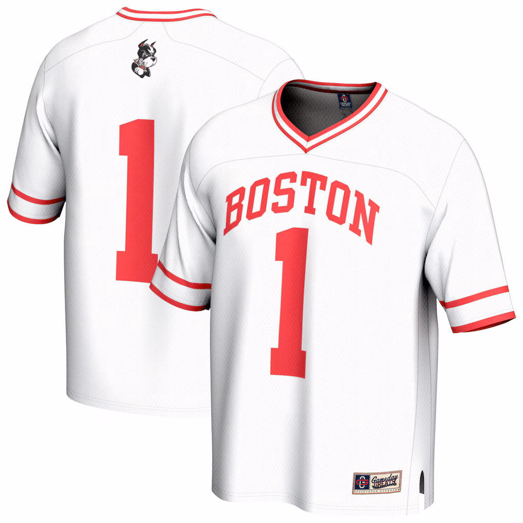 Unisex GameDay Greats White Boston University Lightweight Collegiate Men's Lacrosse Fashion Jersey - Ujersey Shop
