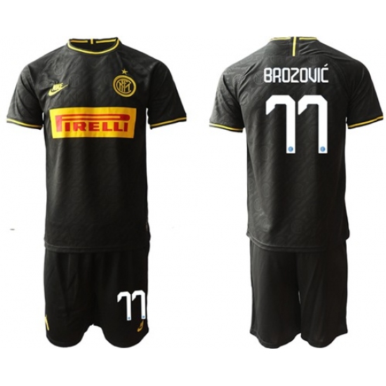 Inter Milan #77 Brozovic Third Soccer Club Jersey