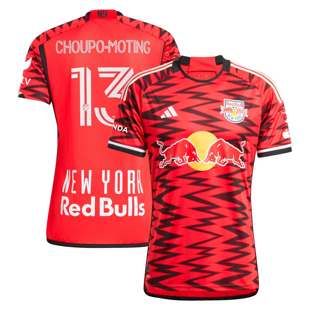 Men's New York Red Bulls Eric Maxim Choupo-Moting adidas Red 2024 Legacy Authentic Player Jersey - Ujersey