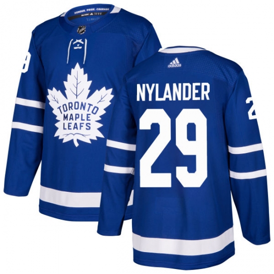 Men's Adidas Toronto Maple Leafs #29 William Nylander Premier Royal Blue Home NHL Jersey - Ujersey