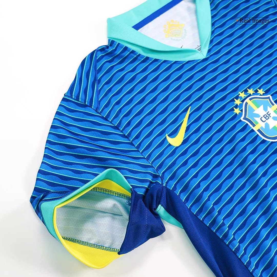 Brazil Soccer Jersey Away Custom Shirt Copa America 2024 - ujerseystore