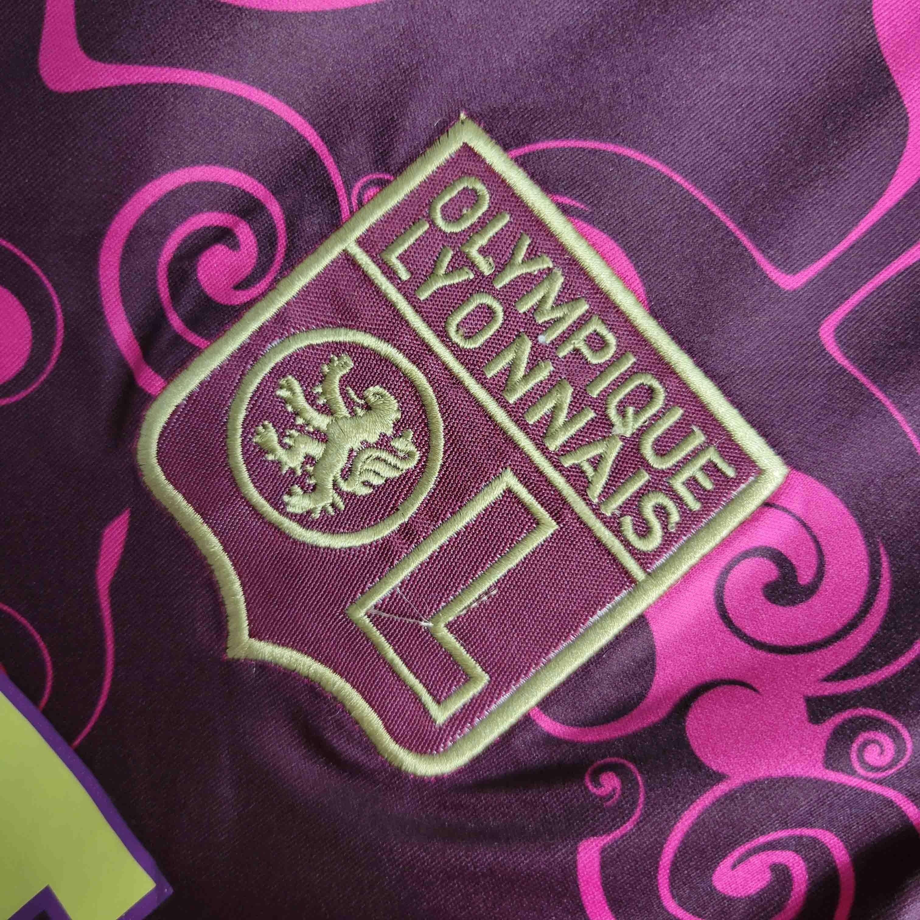 Olympique Lyonnais Retro Football Jersey Away Custom Shirt 2010-11 - U-jersey