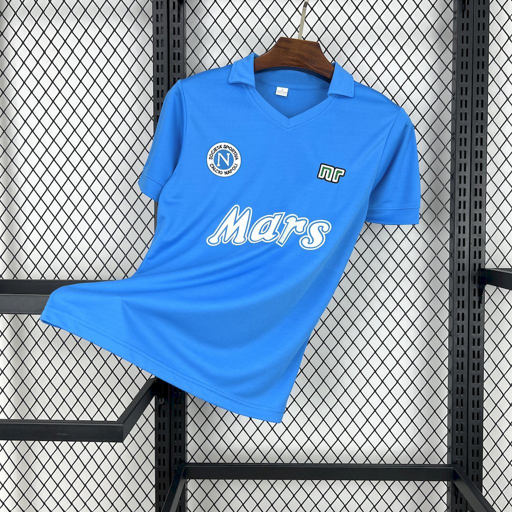Napoli Retro Soccer Jersey Home Custom Shirt 1988-89 - ujerseystore
