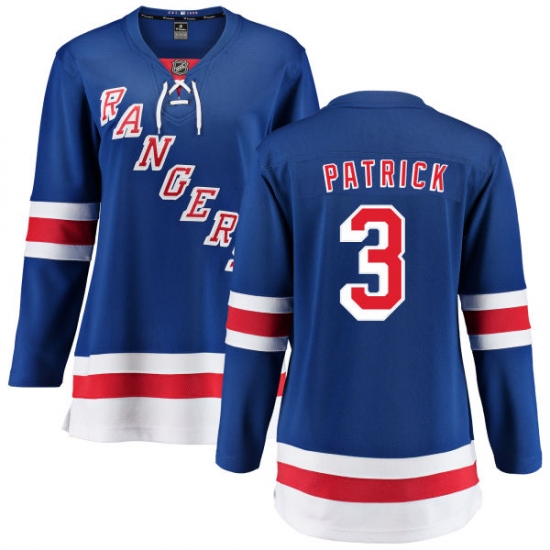 Women's New York Rangers #3 James Patrick Fanatics Branded Royal Blue Home Breakaway NHL Jersey - Ujersey