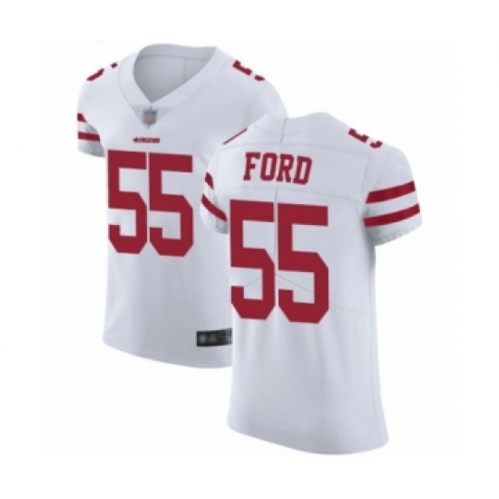 Men's San Francisco 49ers #55 Dee Ford White Vapor Untouchable Elite Player Football Jersey - Ujersey