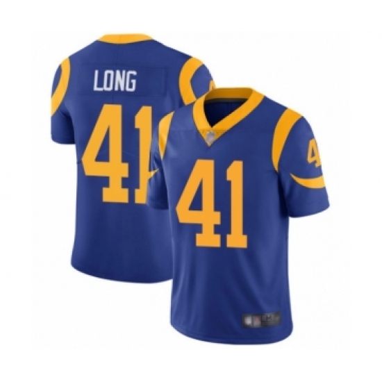 Men's Los Angeles Rams #41 David Long Royal Blue Alternate Vapor Untouchable Limited Player Football Jersey - Ujersey