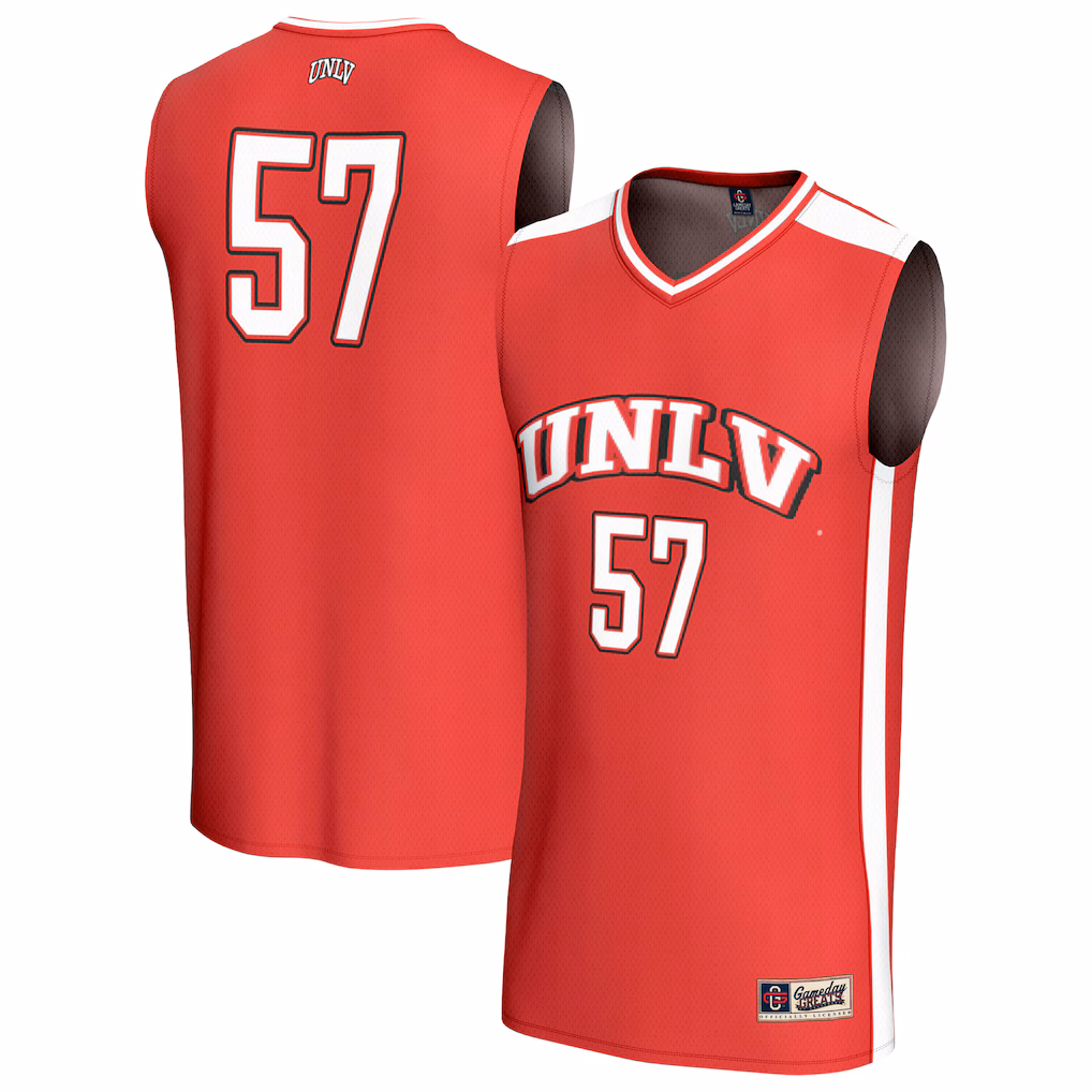 Unisex GameDay Greats #57 Cardinal UNLV Rebels Lightweight Collegiate Basketball Fashion Jersey - Ujersey NHL
