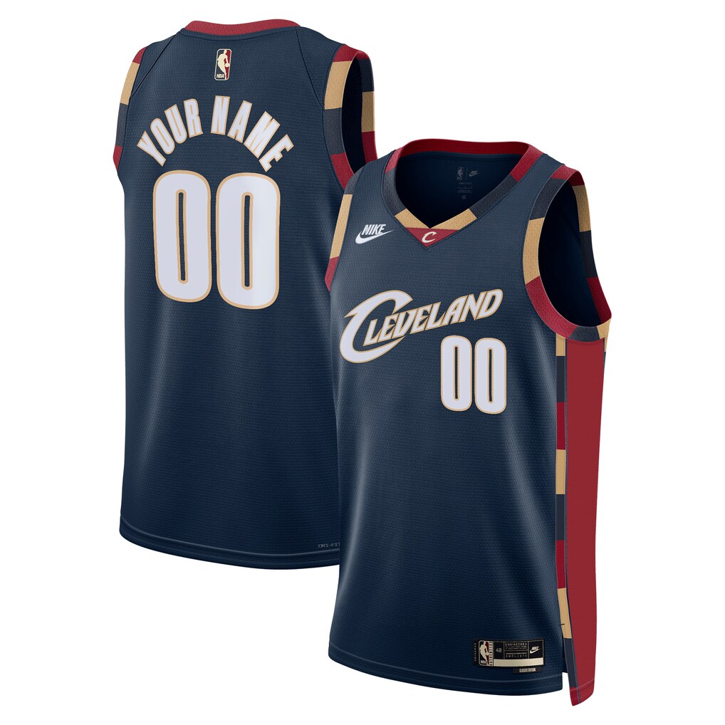 Unisex Cleveland Cavaliers Nike Navy Swingman Custom Jersey - Classic Edition - SUjersey01