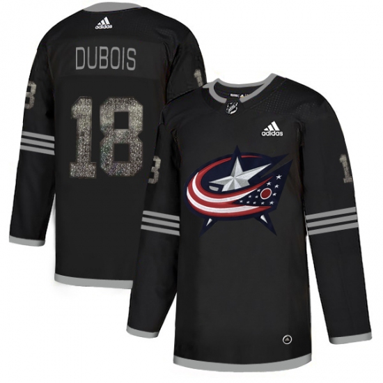 Men's Adidas Columbus Blue Jackets #18 Pierre-Luc Dubois Black Authentic Classic Stitched NHL Jersey - Ujersey