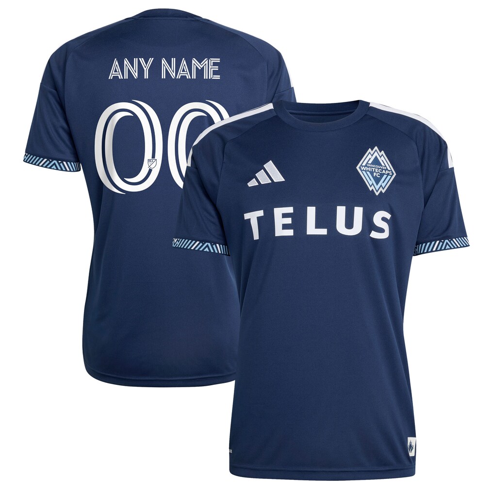 Men's Vancouver Whitecaps FC adidas Deep Sea Blue 2026 The Coastal Jersey Replica Custom Jersey - Ujersey