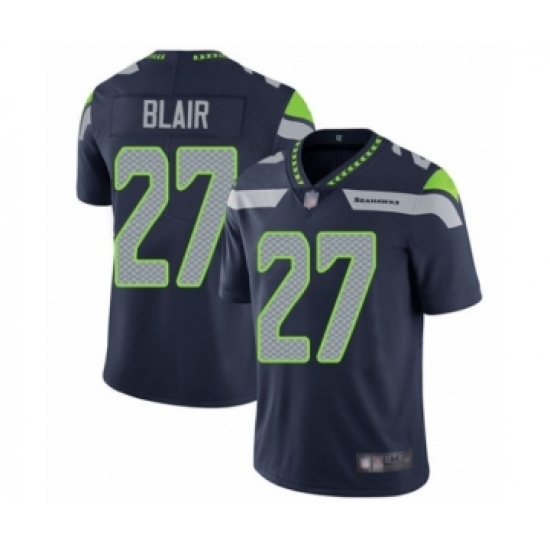 Youth Seattle Seahawks #27 Marquise Blair Navy Blue Team Color Vapor Untouchable Limited Player Football Jersey - Ujersey