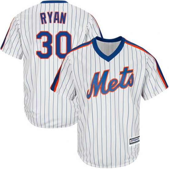 Youth Majestic New York Mets #30 Nolan Ryan Authentic White Alternate Cool Base MLB Jersey - Ujersey