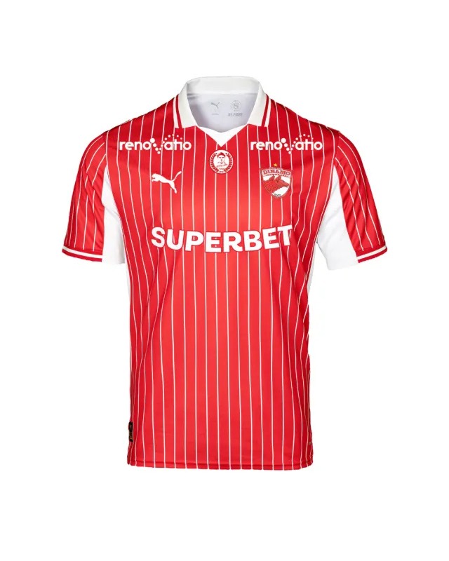 FC Dinamo Bucuresti Soccer Jersey Home Custom Shirt 25-26 - Ujersey Shop