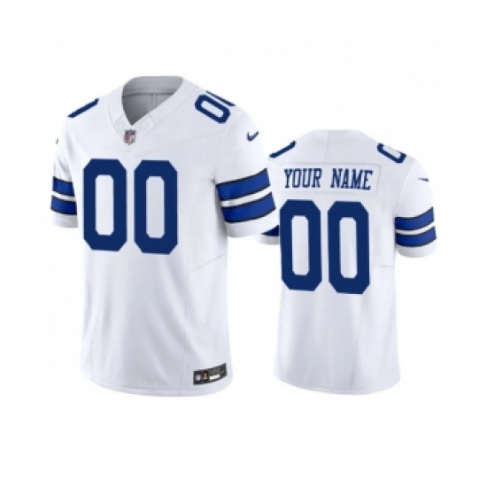 Men's Nike Dallas Cowboys Active Player Custom White 2023 F.U.S.E. Limited Stitched Football Jersey - Ujersey