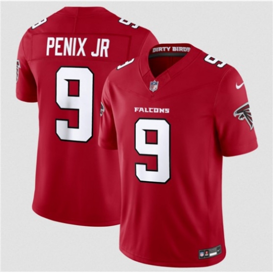 Men's Atlanta Falcons #9 Michael Penix Jr. Red 2026 New F.U.S.E. Vapor Untouchable Limited Football Stitched Jersey - Ujersey