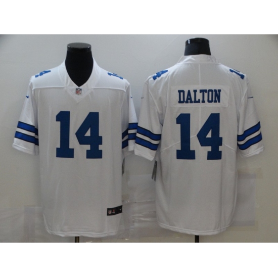 Men's Dallas Cowboys #14 Andy Dalton Nike White Limited Jersey - Ujersey